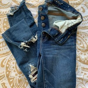 Hi rise jegging crop